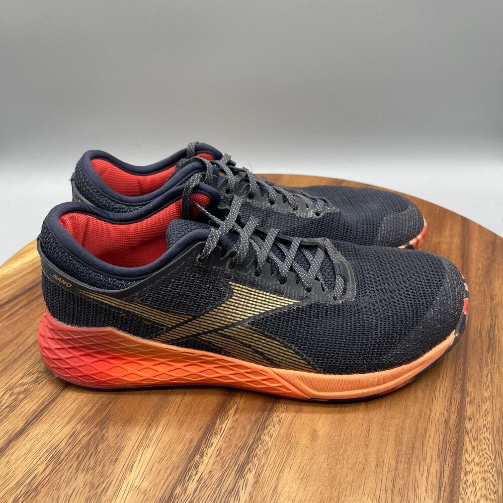 Reebok Crossfit Nano 9 Shoes Womens 9 Black Orange Running Comfort Walking Gym